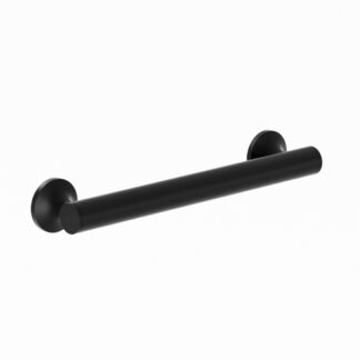 Kartners 1309512-48 Paris 12" Brass Grab Bar - Matte Black