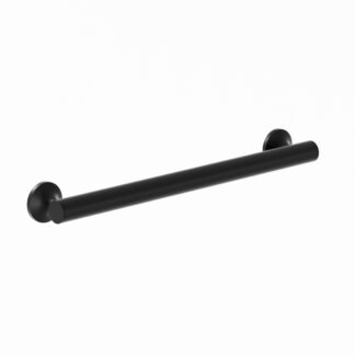 Kartners 1309518-48 Paris 18" Brass Grab Bar - Matte Black
