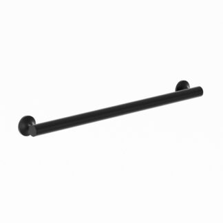 Kartners 1309524-48 Paris 24" Brass Grab Bar - Matte Black