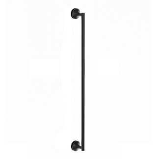 Kartners 1307524-48 Paris 24" Brass Shower Door Handle - Matte Black