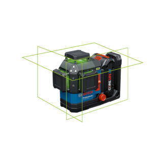 Bosch GLL330-80CGL 18V 360º Connected Three-Plane Leveling & Alignment Laser - Green-Beam