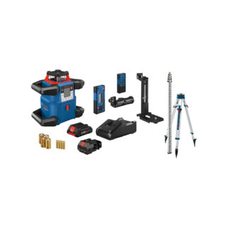 Bosch GRL4000-80CHVK 18V REVOLVE4000 Connected Self-Leveling Horizontal/Vertical Rotary Laser Kit