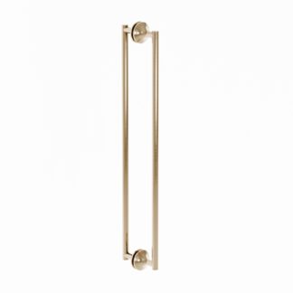 Kartners 1307818-37 Paris 18" Brass Double Shower Door Handle - Cava