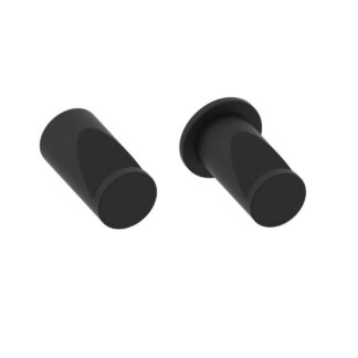 Kartners 137130-48 Porto Brass Robe Hook - Matte Black