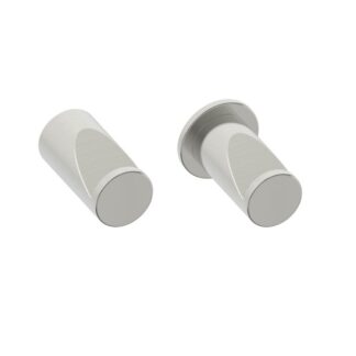 Kartners 137130-81 Porto Brass Robe Hook - Brushed Nickel