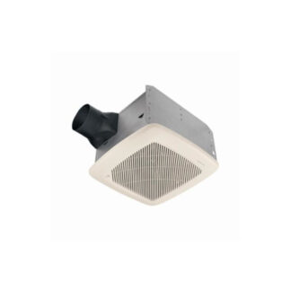 Broan QTRE100H 100CFM 1.5 Sones Type TZ Bathroom Fan - White