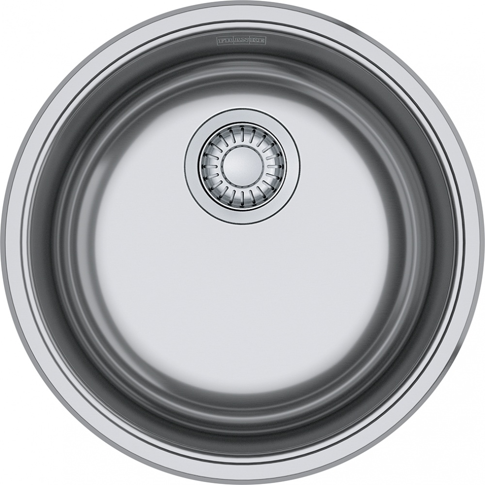 Franke RBX110-S Rondo 17.12" x 17.12" Single Dual Mount Rotondo Kitchen Sink - Stainless Steel