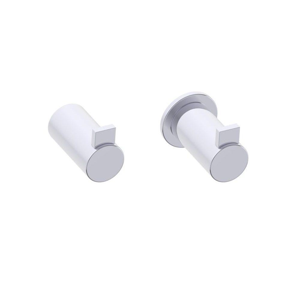 Kartners 137134-99 Porto Brass Single Prong Robe Hook - Polished Chrome