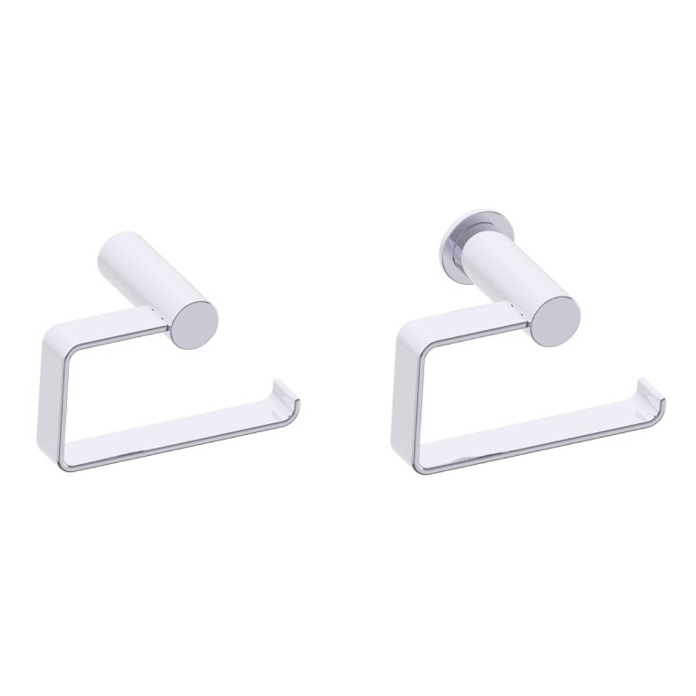 Kartners 137152-99 Porto Brass Drop Toilet Paper Holder - Polished Chrome