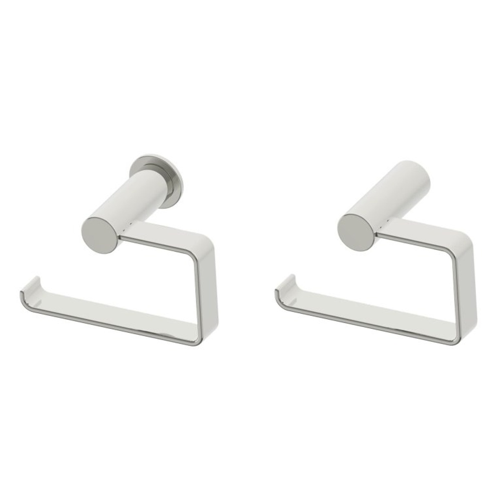 Kartners 137152L-68 Porto Brass Drop Toilet Paper Holder(Left) - Polished Nickel