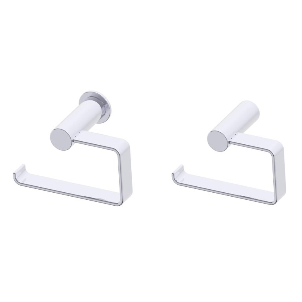 Kartners 137152L-99 Porto Brass Drop Toilet Paper Holder(Left) - Polished Chrome