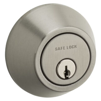 Weiser SD9100X15VP Single Cylinder Safelock Deadbolt - Satin Nickel