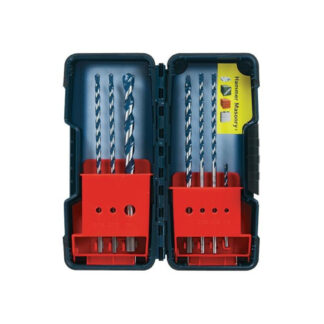 Bosch HCBG700T Blue Granite Turbo Carbide Hammer Drill Bit Set, 7 Pack