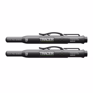 OX Tools ACF1-2 Tracer Twin Clog-Free Marker Set, 2 Pack - Black
