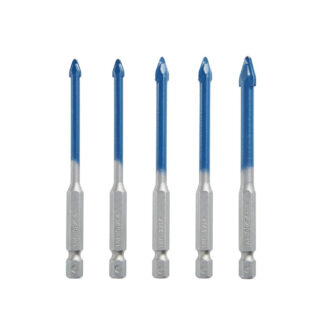 Bosch PTBX05 Porcelain Tile Drill Bit Set, 5 Pack