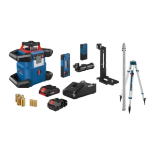 Bosch GRL4000-80CHVK 18V REVOLVE4000 Professional Connected Self-Leveling Horizontal/Vertical Rotary Laser Kit