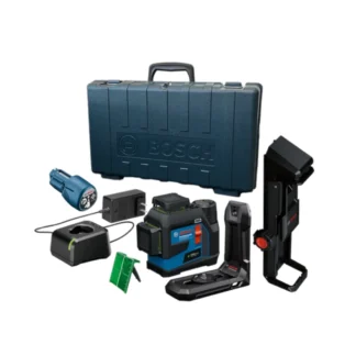 Bosch GLL330-42CGL 12V Max Professional 360° Connected Three-Plane Leveling & Alignment Laser Kit - Green-Beam