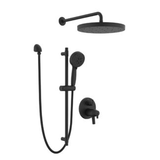 Delta SKD1BL Thermostatic Pro Clean Shower Kit - Matte Black