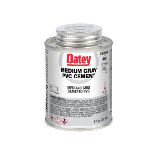 Oatey 31507 473ml PVC Cement - Medium Grey