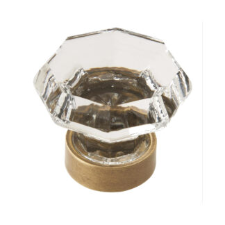 Amerock BP55268CGB Crystal Classic Cabinet Knob