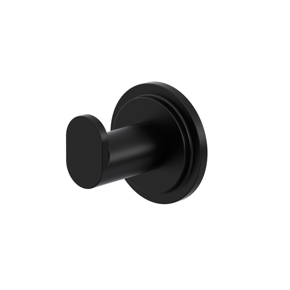 Riobel AA0BK Arca Brass Robe Hook - Black