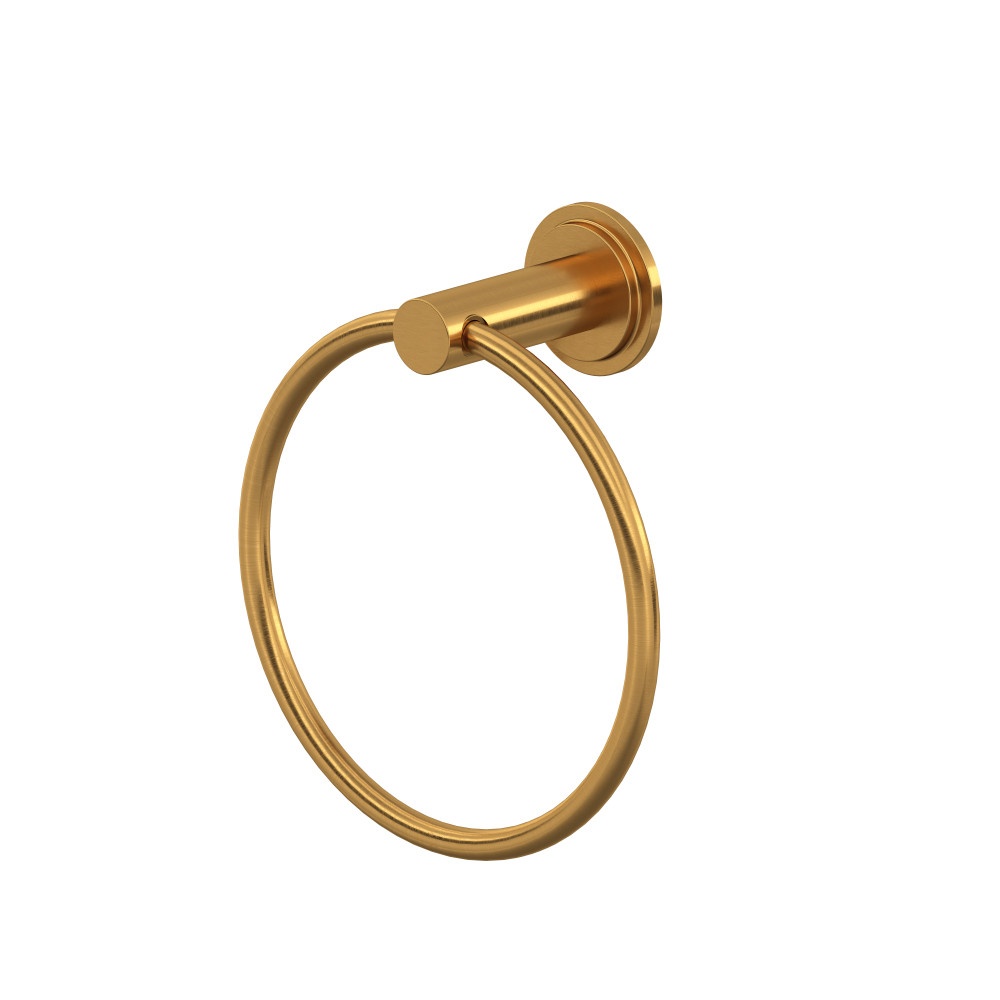 Riobel AA7BG Arca Towel Ring - Brushed Gold