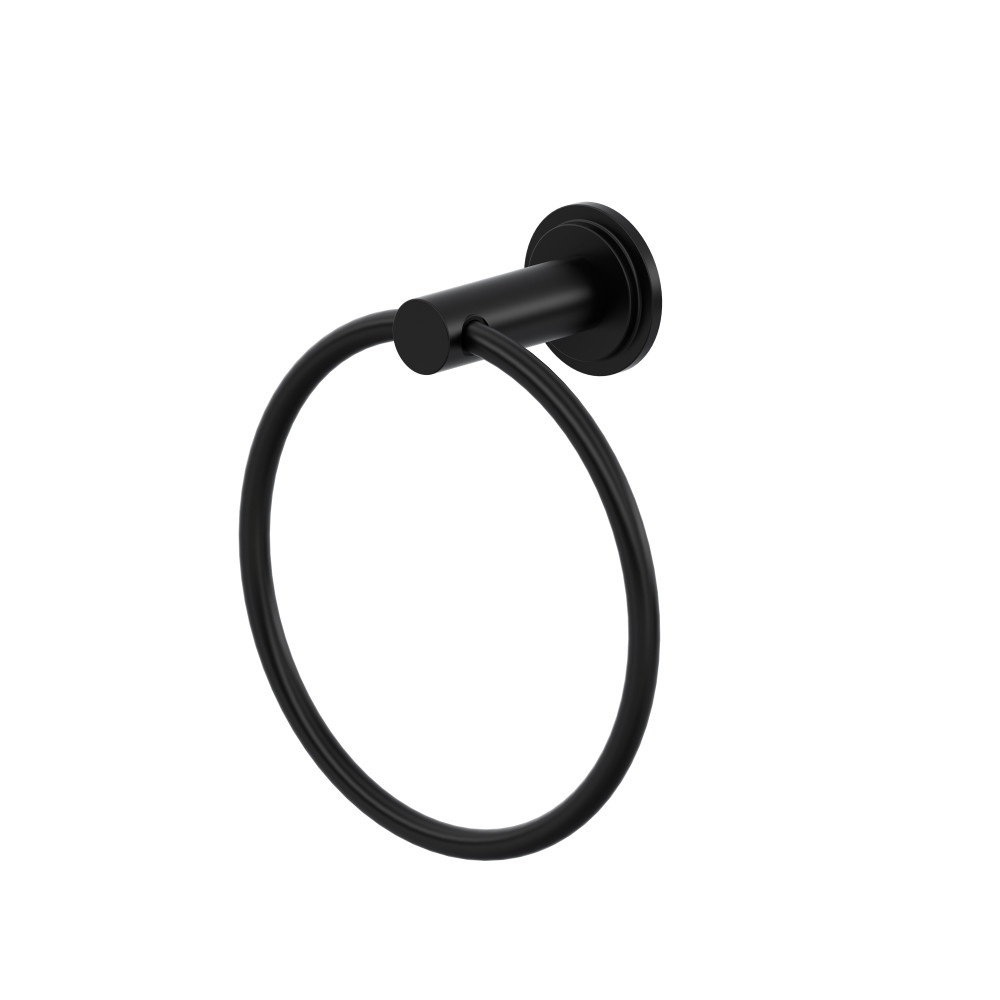 Riobel AA7BK Arca Towel Ring - Black