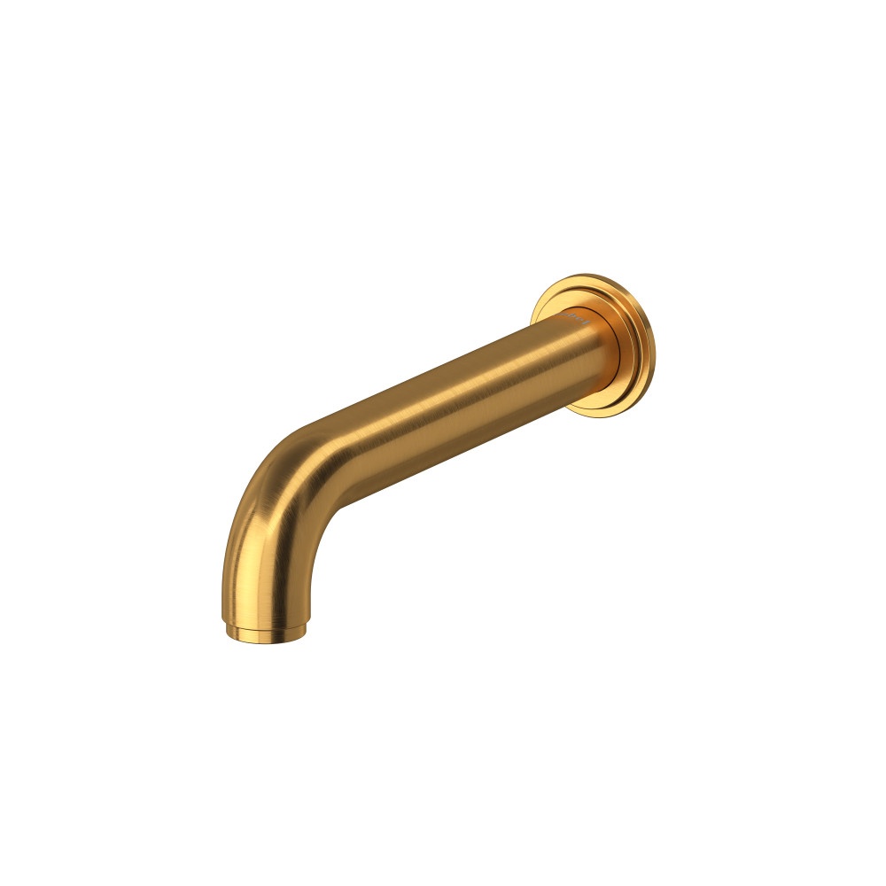 Riobel AA80BG Arca Wall Mount Tub Spout - Brushed Gold