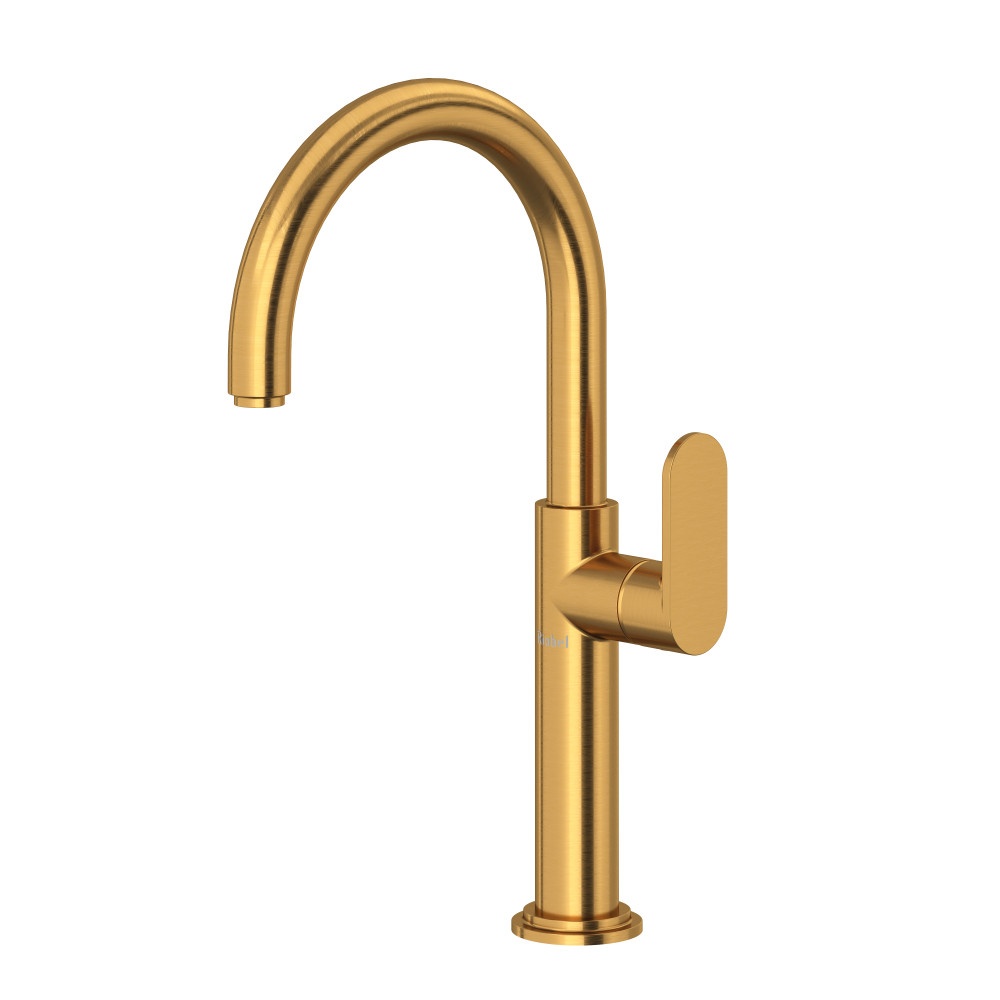 Riobel AAL01BG Arca Single Handle Tall Lavatory Faucet - Brushed Gold