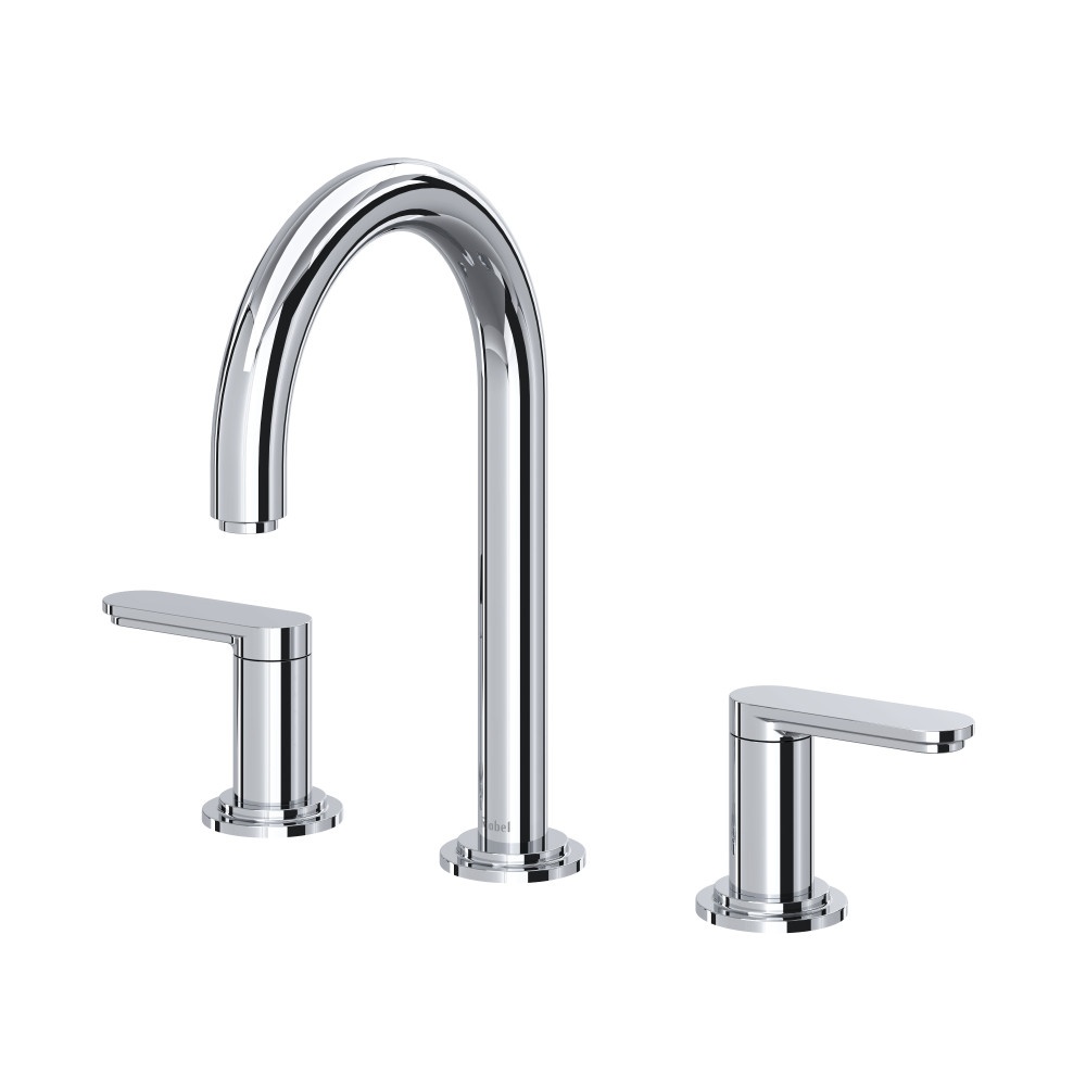 Riobel AARD08C Arca Widespread Lavatory Faucet With C-Spout - Chrome
