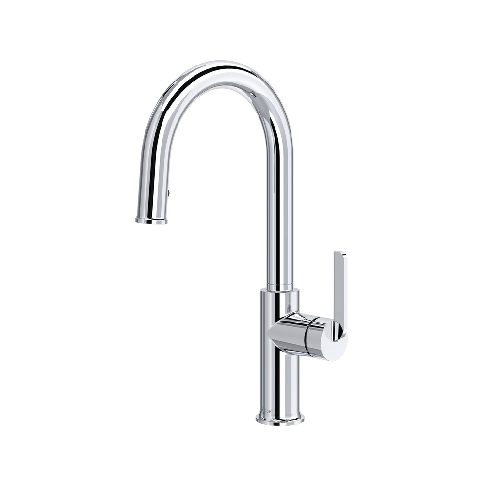 Riobel AU101C Authentica Pull-Down Kitchen Faucet With Single Spray - Chrome