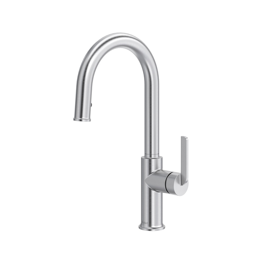 Riobel AU101SS Authentica Pull-Down Kitchen Faucet With Single Spray - Stainless Steel