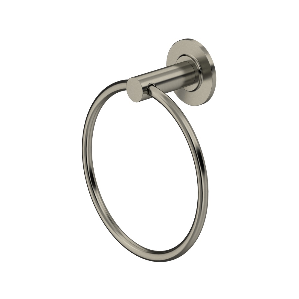 Riobel AU7BN Authentica Towel Ring - Brushed Nickel