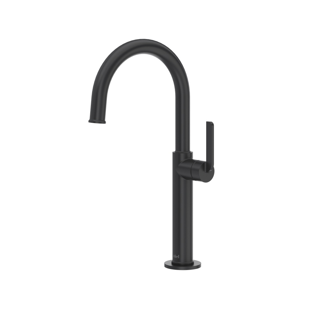 Riobel AUL01BK Authentica Single Handle Tall Lavatory Faucet - Black