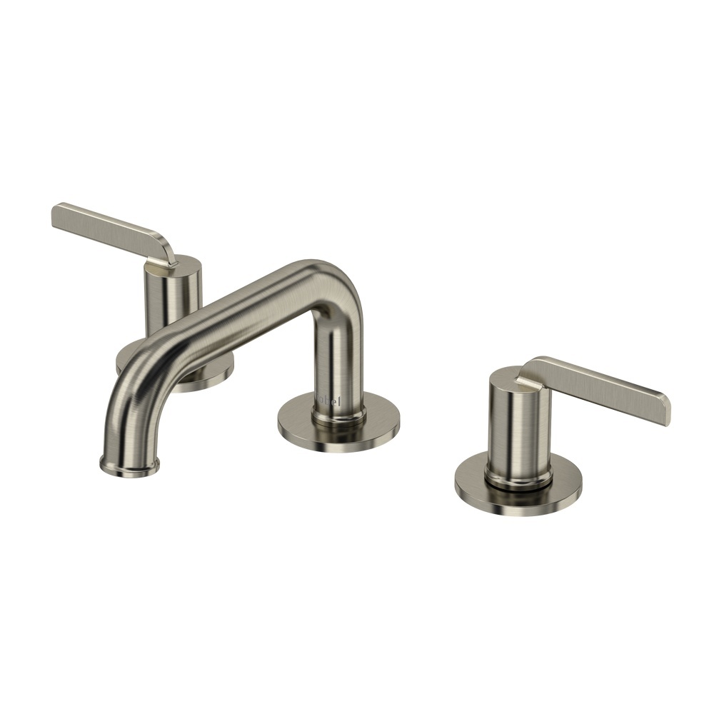 Riobel AUSQ08BN Authentica Widespread Lavatory Faucet With Low Spout - Brushed Nickel