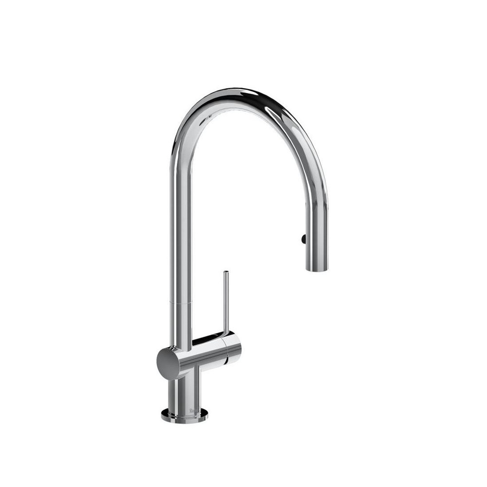 Riobel AZ101C Azure Pull-Down Kitchen Faucet With Single Spray - Chrome