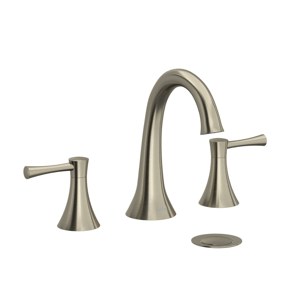 Riobel ED08LBN Edge Widespread Lavatory Faucet - Brushed Nickel