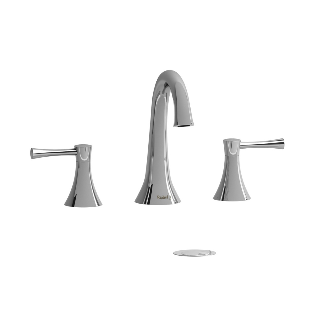Riobel ED08LC Edge Widespread Lavatory Faucet - Chrome