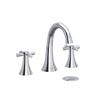 Riobel ED08+C Edge Widespread Lavatory Faucet - Chrome