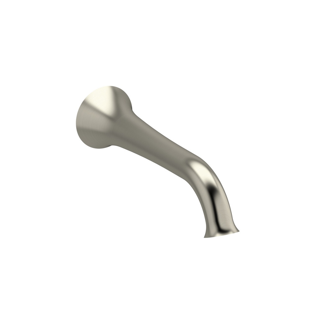 Riobel ED80BN Edge Wall Mount Tub Spout - Brushed Nickel