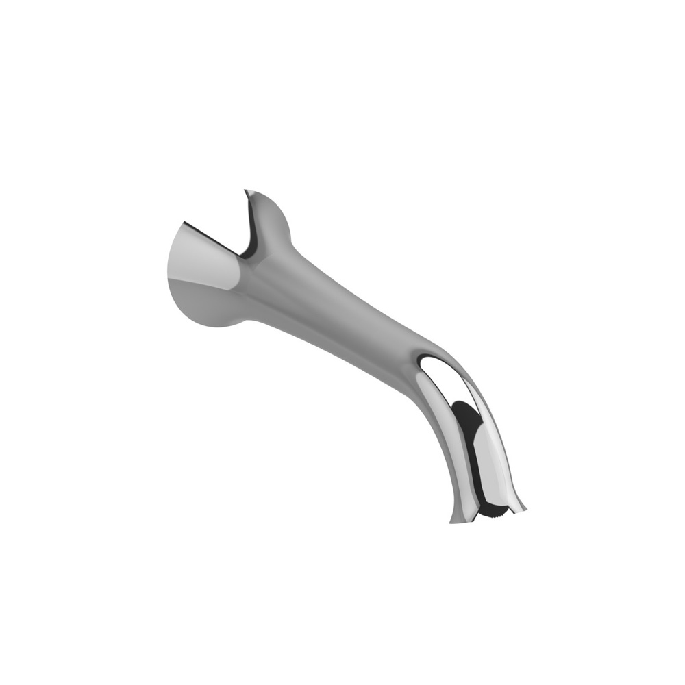 Riobel ED80C Edge Wall Mount Tub Spout - Chrome