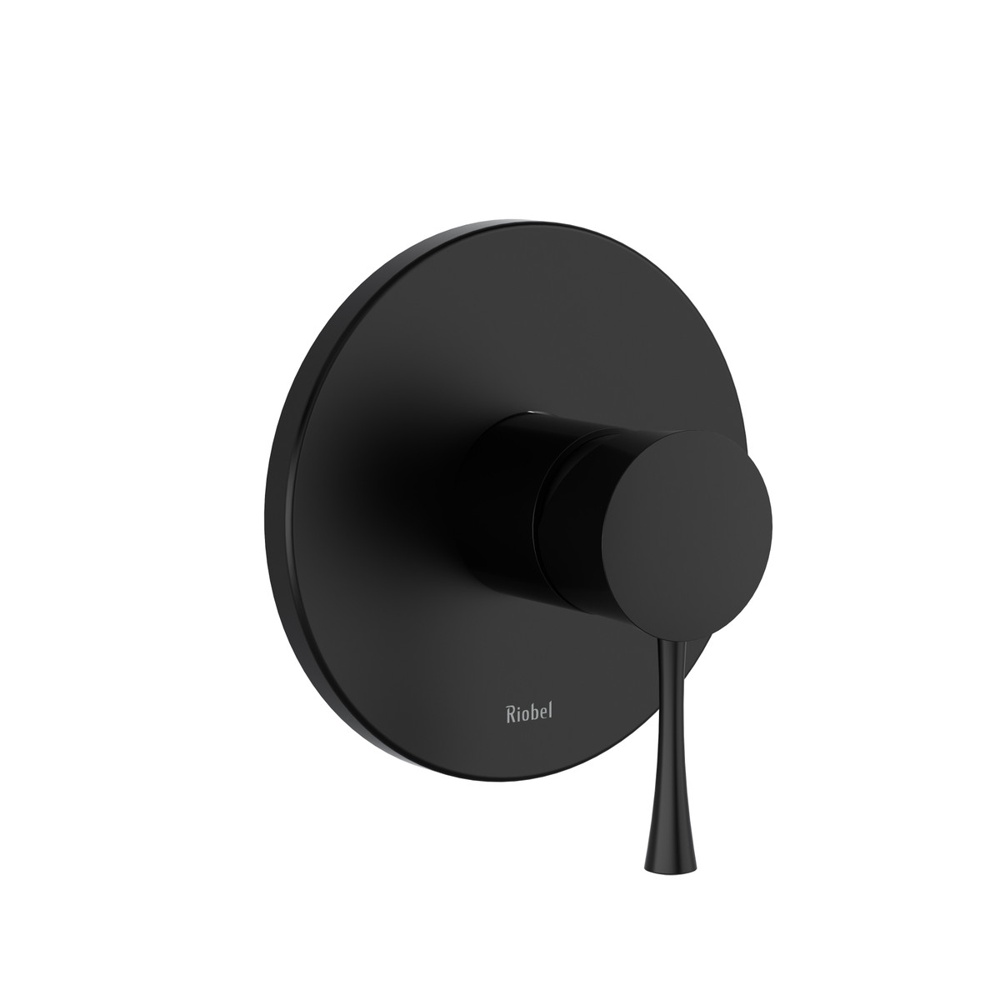 Riobel TEDTM51BK Edge 1/2" Pressure Balance Trim - Black