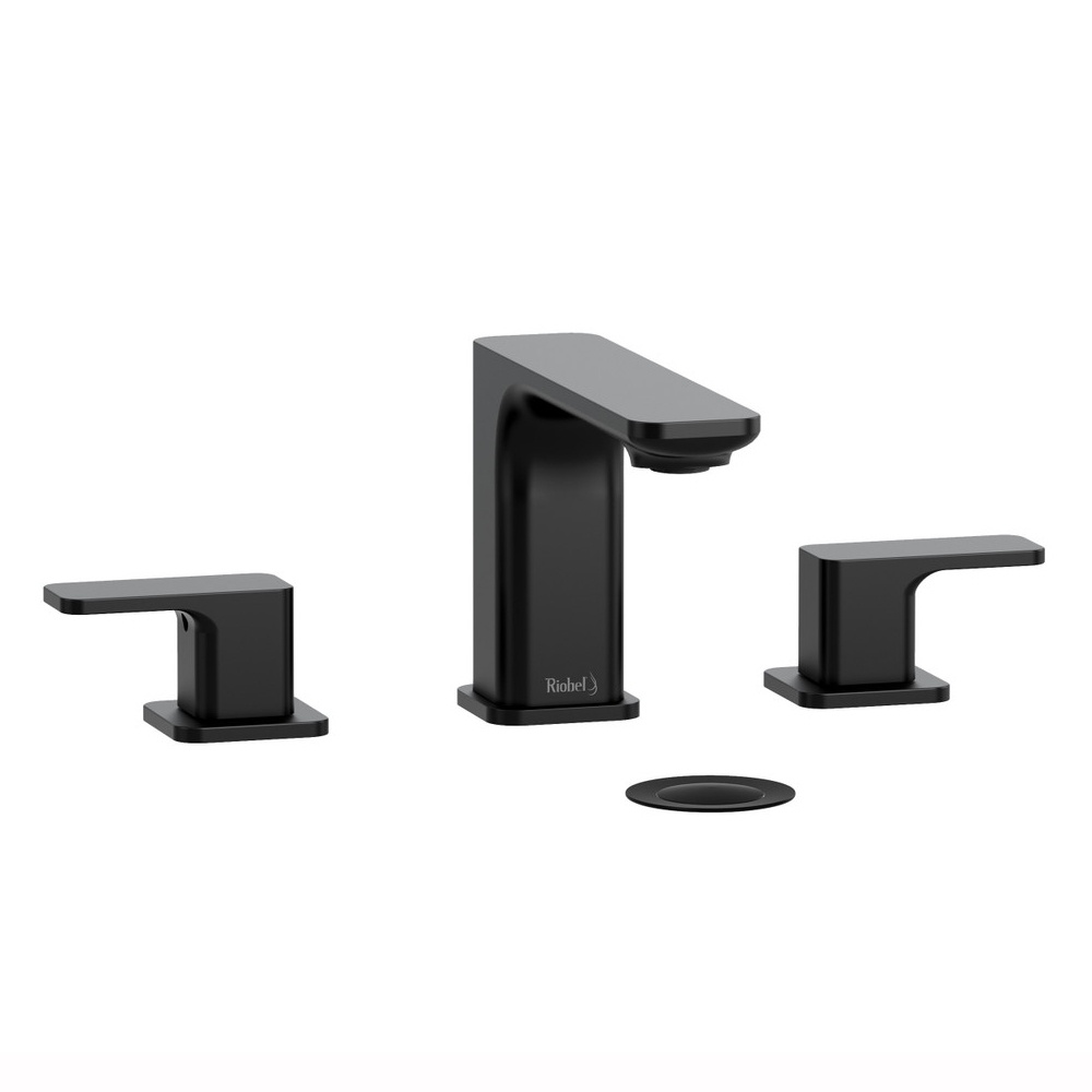 Riobel EQ08BK Widespread Lavatory Faucet - Black