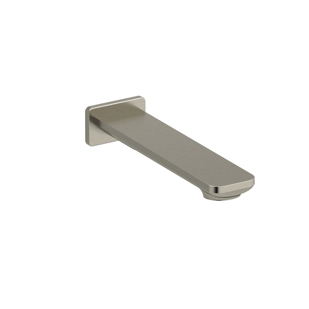 Riobel EQ80BN Equinox Wall Mount Tub Spout - Brushed Nickel