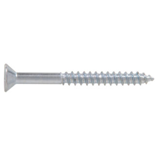 Hillman 128008 #8 x 1-3/4" Zinc Flat Head Wood Screw, 100 Pack