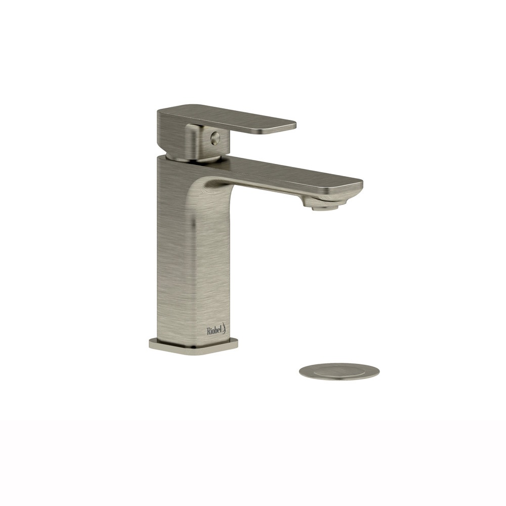 Riobel EQS01SHBN Equinox Single Handle Lavatory Faucet With Side Handle - Brushed Nickel