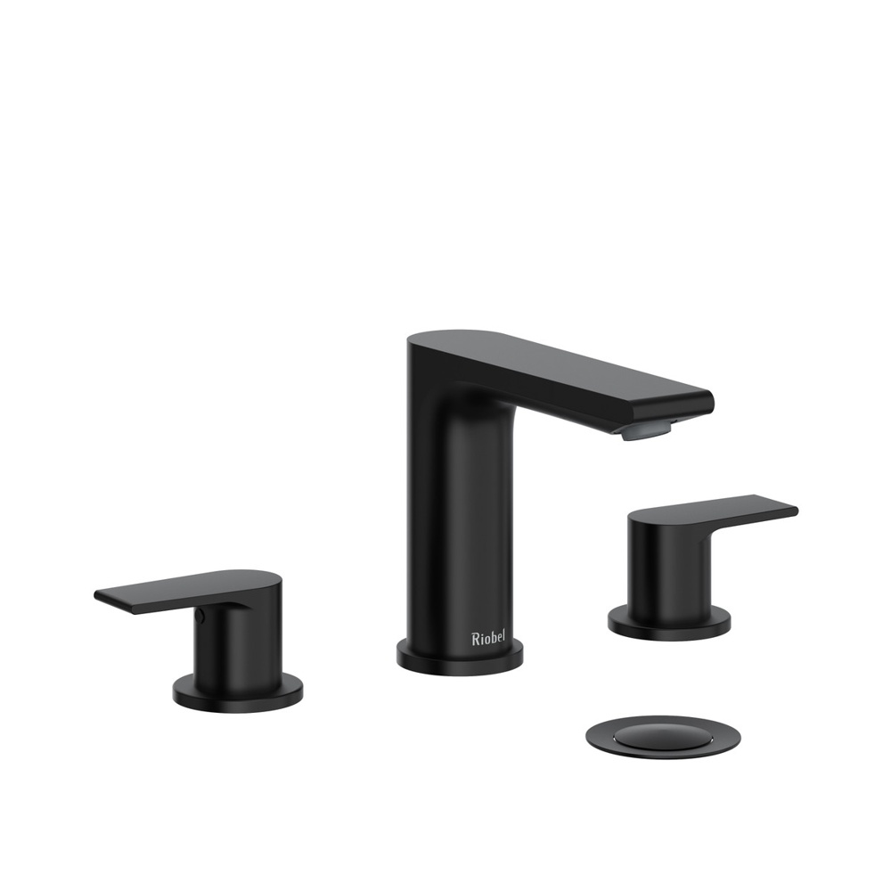 Riobel FR08BK Fresk Widespread Lavatory Faucet - Black