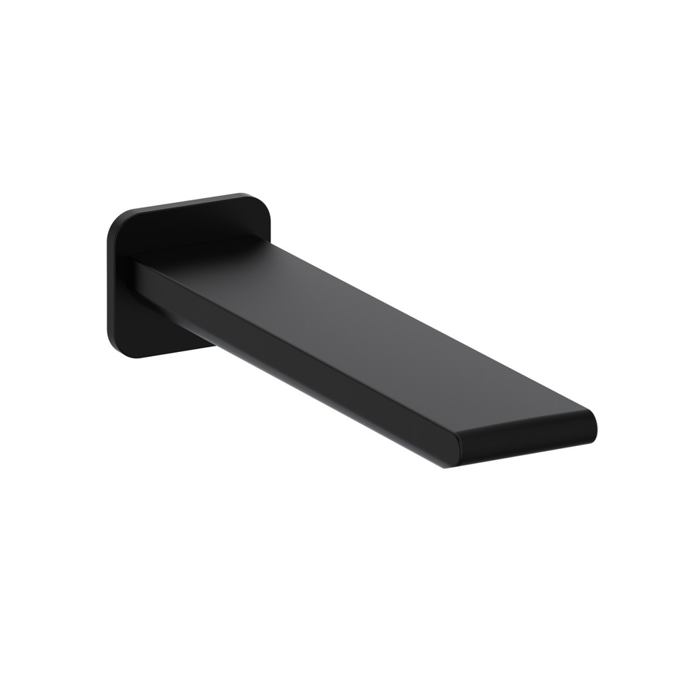 Riobel FR80BK Fresk Wall Mount Tub Spout - Black