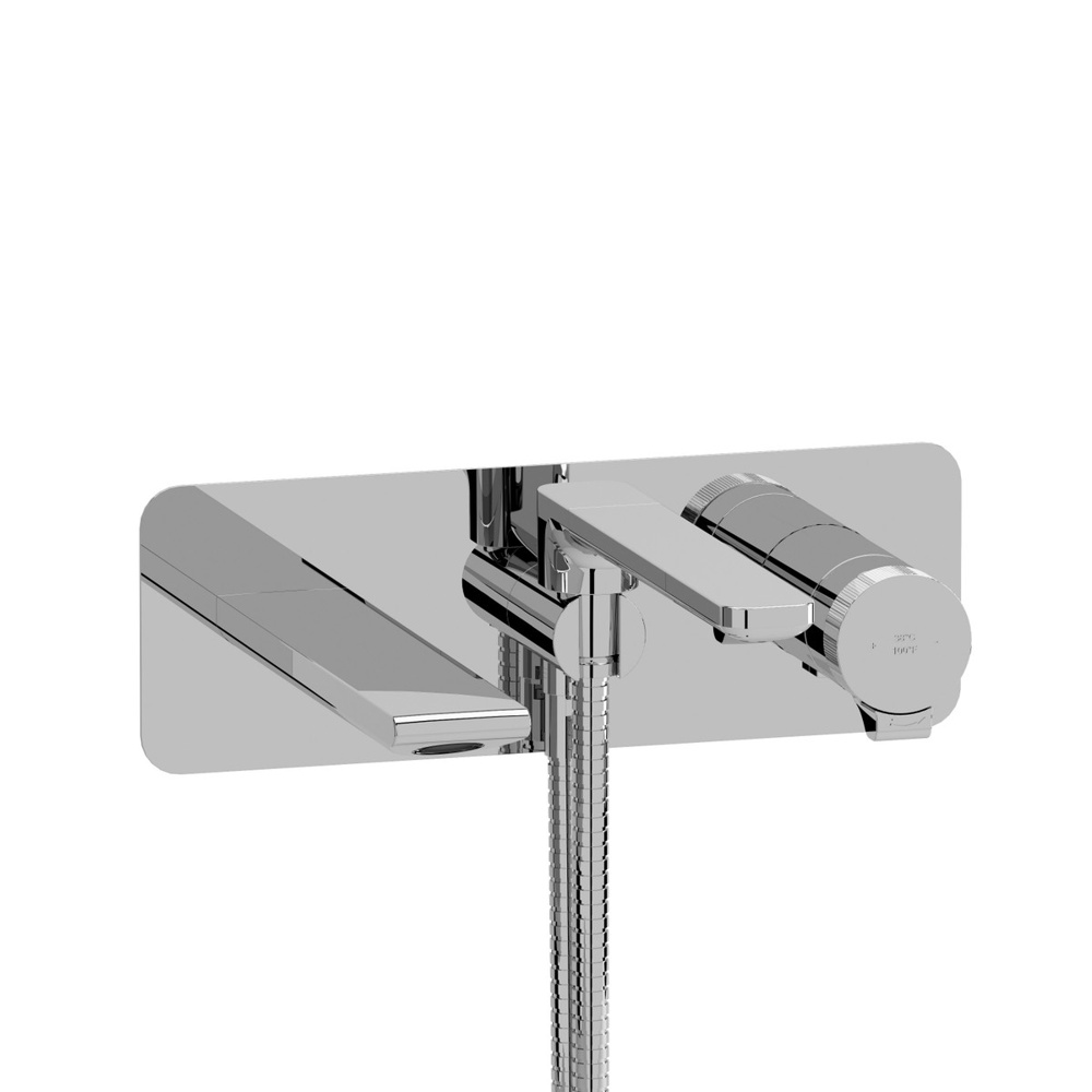 Riobel TFR21C Fresk Wall Mount Thermostatic/Pressure Balance Tub Filler Trim - Chrome