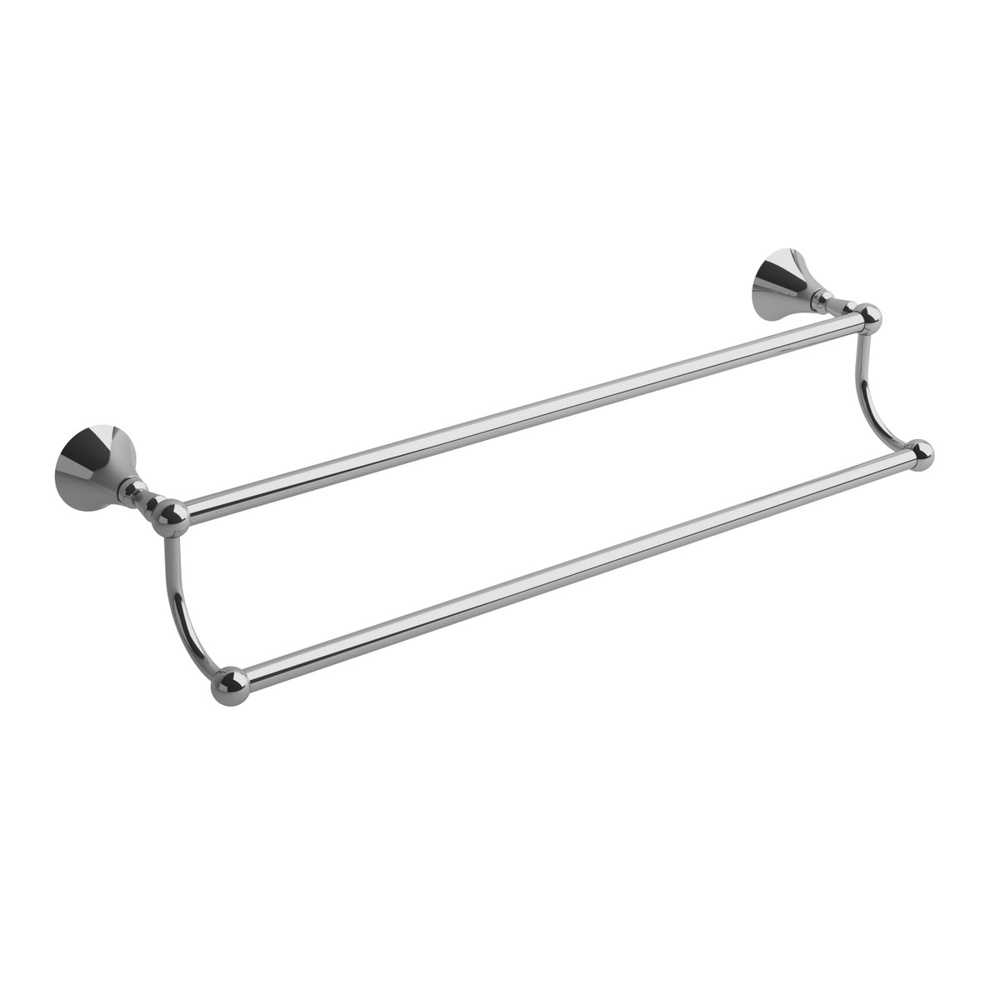Riobel HU6C Hudson Double 24" Towel Bar - Chrome